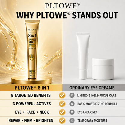 2026 New & Upgraded: 90% OFF ✅ PLTOWE® 8-IN-1 Advanced Snail Age-Defying Repair Cream