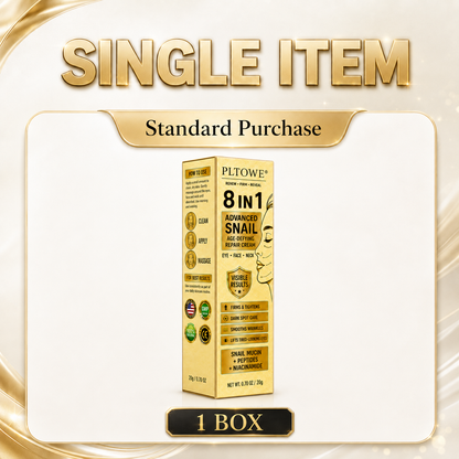 2026 New & Upgraded: 90% OFF ✅ PLTOWE® 8-IN-1 Advanced Snail Age-Defying Repair Cream